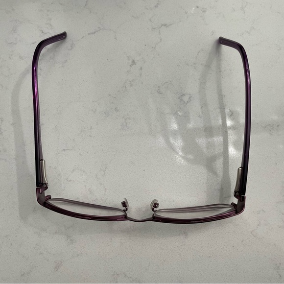Alfred Sung Plum Prescription Eyeglass Frames - Picture 5 of 15